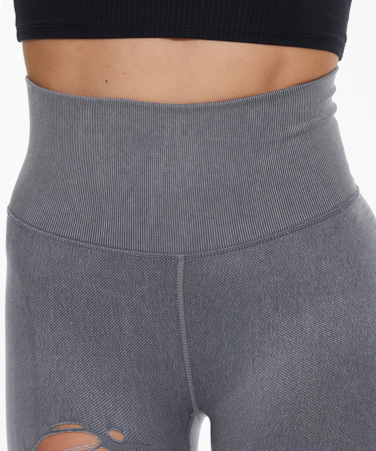 Aura High Waist Ripped Jegging Lemifit