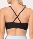 Noods Ribbed Crossover Sports Bra Lemifit
