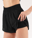 Pacy 2 in 1 Mid Waist Running Shorts Lemifit