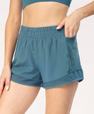 Pacy 2 in 1 Mid Waist Running Shorts Lemifit