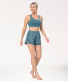 Pacy 2 in 1 Mid Waist Running Shorts Lemifit